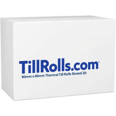 80 x 40 Thermal Till Roll Boxed 20 - TR081